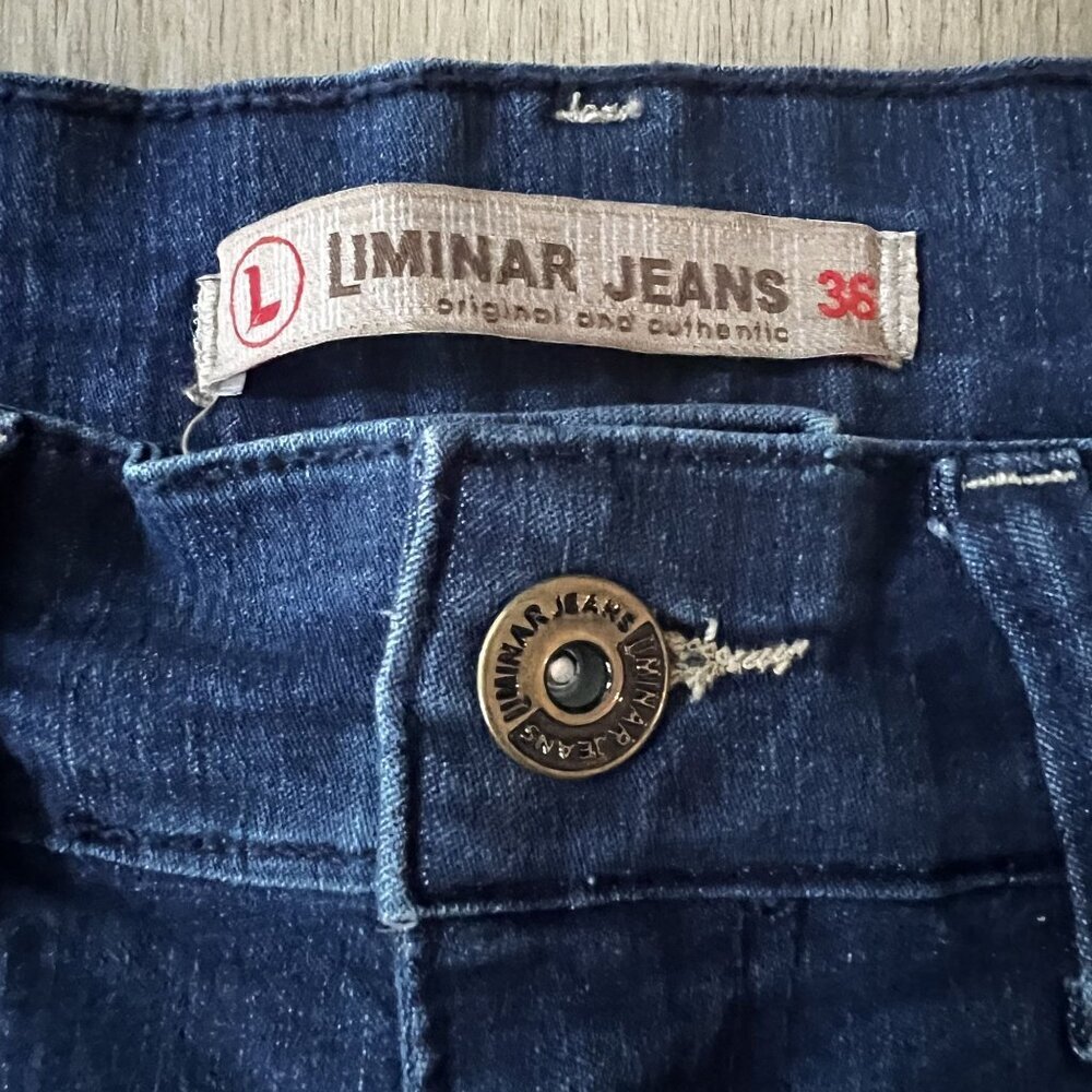 NWOT Liminar Jeans Original & Authentic Denim Pants tapered leg size 36 worn loo - Picture 4 of 10
